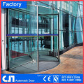 Tempered Glass Stainless Steel Automatic Revolving Door